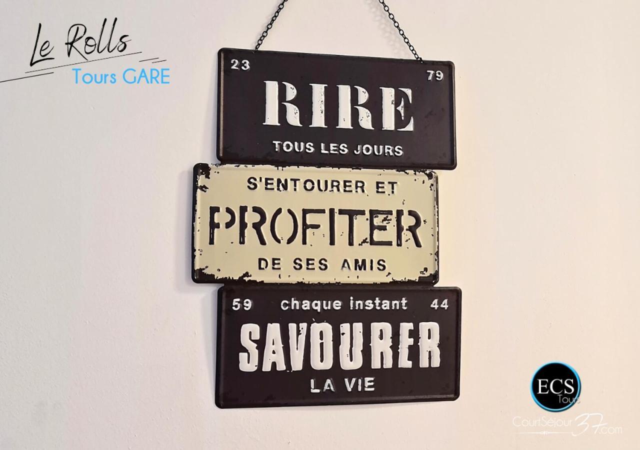 "Le Roll'S" - 1 Chambre - 5 Couchages - Calme - Terrasse - Parking Prive Τουρ Εξωτερικό φωτογραφία